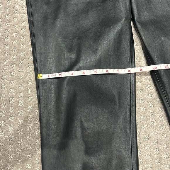 BNWT-Lafayette 148 New York blk leather leggings sz12 - Picture 11 of 11